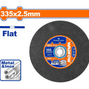 Disco Corte de Metal y Acero Inoxidable 335x2.5mm. Tronzadora Plano.