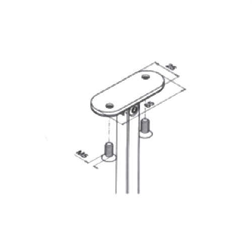 Tornillo especial para remache roscado M5. Socked countersink head M5x25 mm. Acero inox