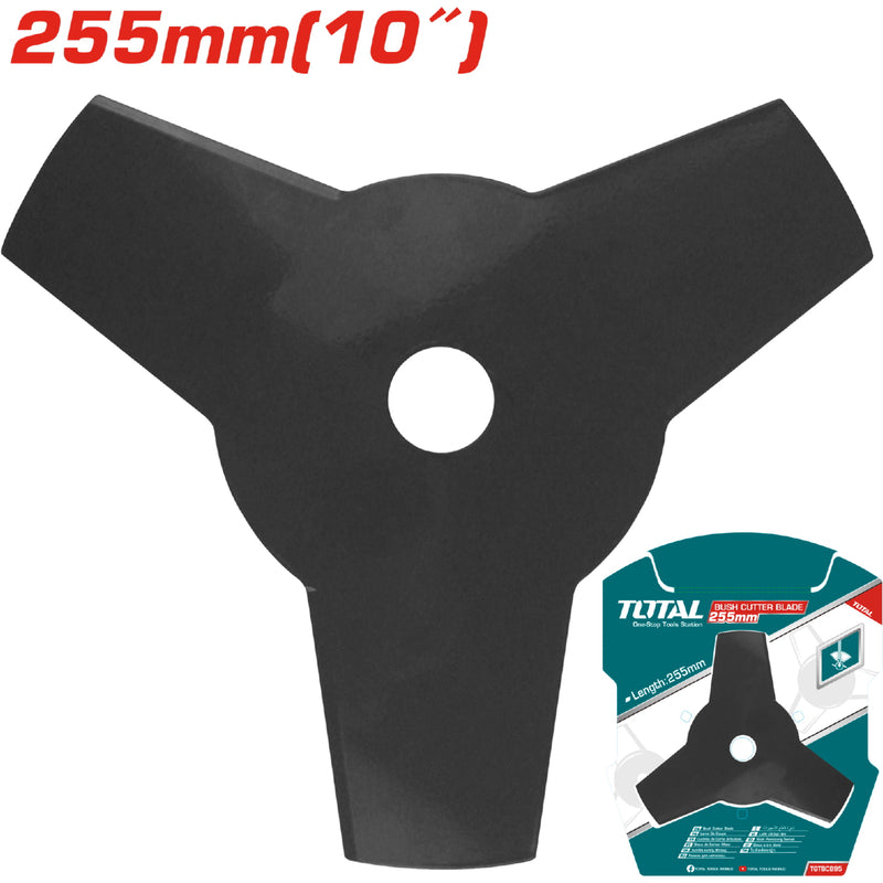 Cuchilla de corte desmalezadora 255 mm (10") 3 dientes
