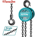 Tecle de cadena 1 tonelada 3mts de cadena manual señorita