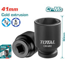 Dados sockets impacto 3/4" 41mm. Material CrMo