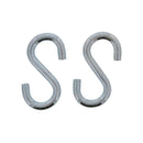 (Par) Ganchos S abiertos galvanizados de 3"