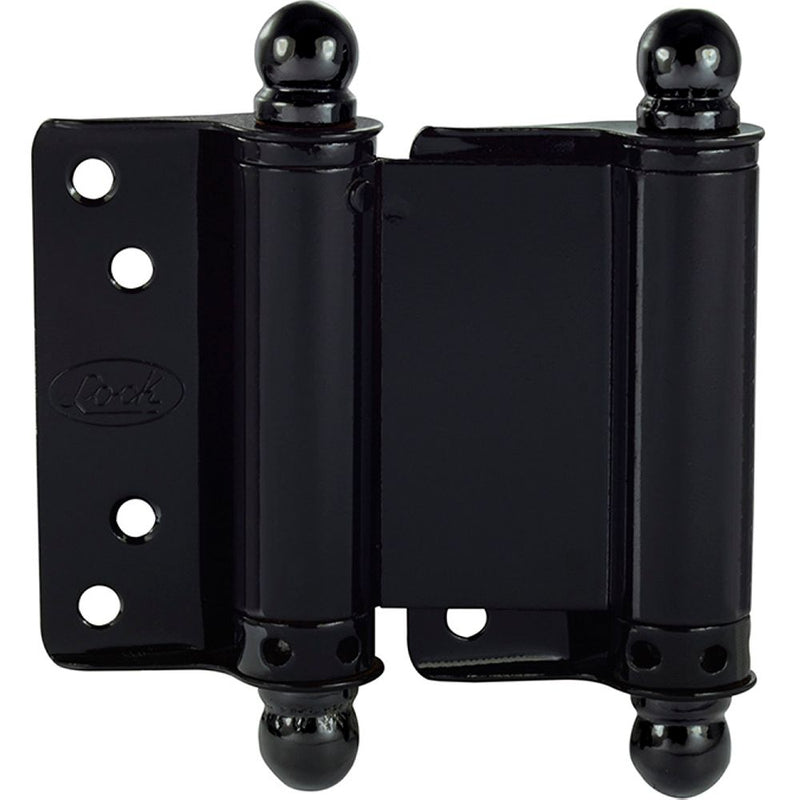 Juego 2 bisagras doble acción negro Lock