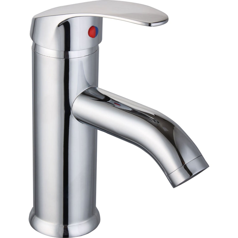 Llave de lavamanos BAJA monomando mezcladora con mangueras y cubierta