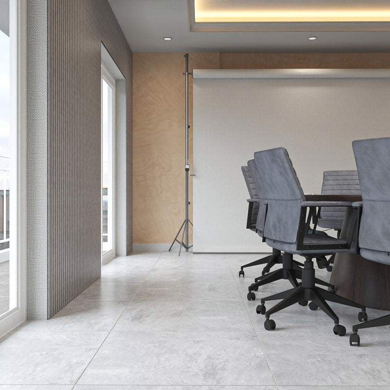 Piso SPC Ash Stone 1524 x 228 x 5.5 mm con IXPE 6 pc. pack 2.1 m2