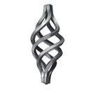 Piña de hierro forjado Diámetro Ø 95 x 180 mm; L 24 mm.