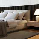 Lámina acanalada decorativa PS Matt black 12x120x2900 mm