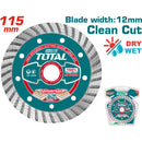Disco de corte Diamantado Turbo Para ceramica y  Concreto 115(4 1/2")X22mm
