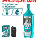 Medidor de humedad digital termómetro/higrómetro. Pantalla LCD.