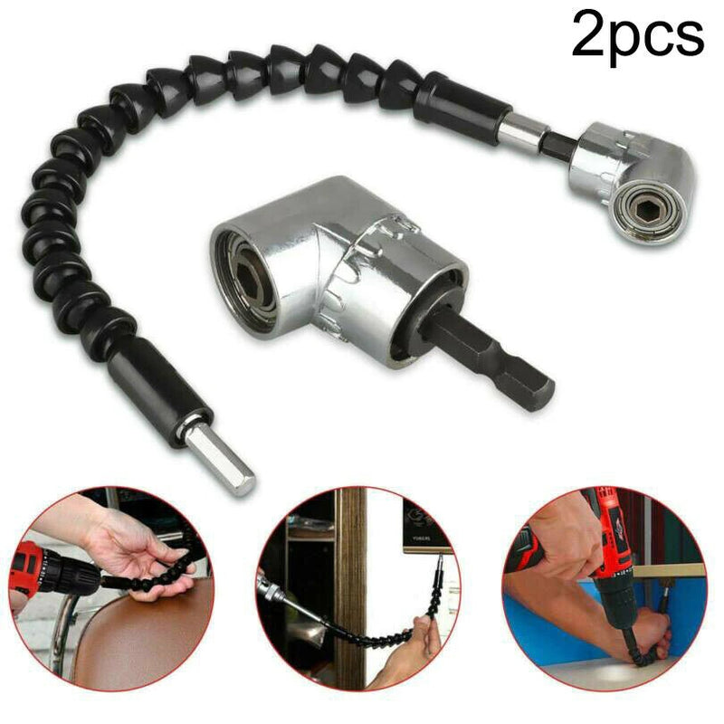 Kit extensión flexible y adaptador de punta para Taladro.