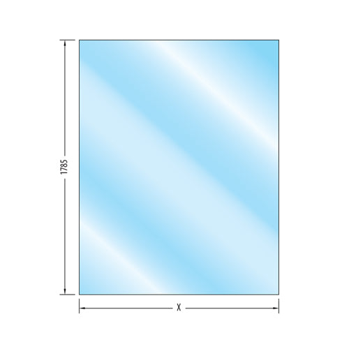 Puerta baño 90° 1500x1500x1850mm (NO INCLUYE VIDRIO SOLO HERRAJES Y PERFIL)