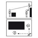 Espejo convexo de 32" Diametro 800 mm Incluye soporte de pared Para interiores