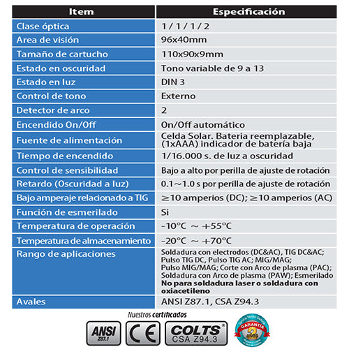 ADF615J(TM 17) Profesional Series Mascara d/soldar electronica con vision ultraclear realens