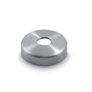 Tapa decorativa para tubo de 1/2". Diametro externo 75mm. Satinada.