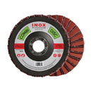 Combi disc 4 1/2" x 7/8" Grueso. C/angulo. Ceramica 60 y nylon. Desbaste y satinado.RPM 3000.