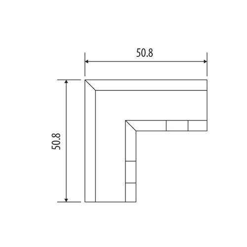 Union de vidrios a 90 grados sin perforacion.
