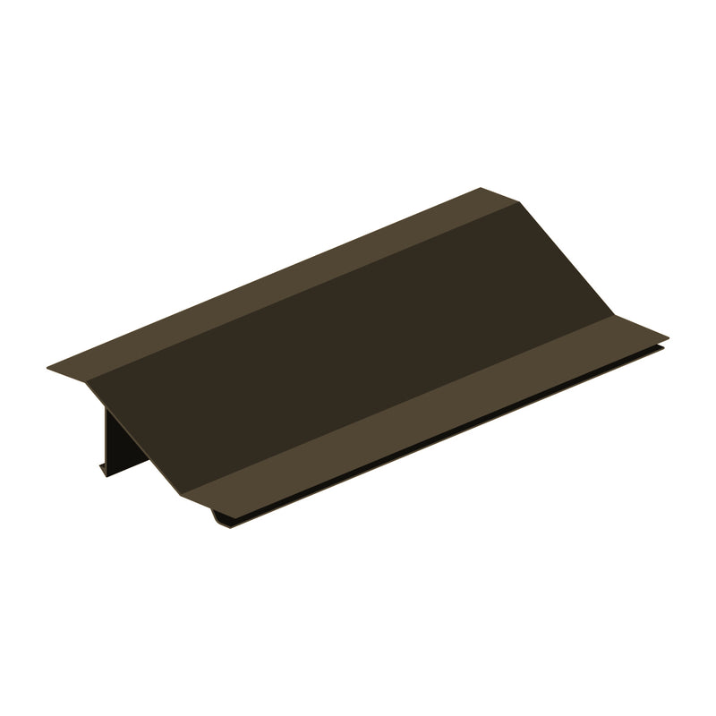 Lama de Louver en foma de Z para clipar en marco U127. Ancho 4" x 35 mm. Espesor 1.0 mm. L = 5.85 m