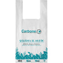 Bolsa reciclable ecologica biodegradable con logo carbone 30x60x14 cm 100% material PP Non Woven