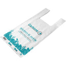 Bolsa reciclable ecologica biodegradable con logo carbone 30x60x14 cm 100% material PP Non Woven