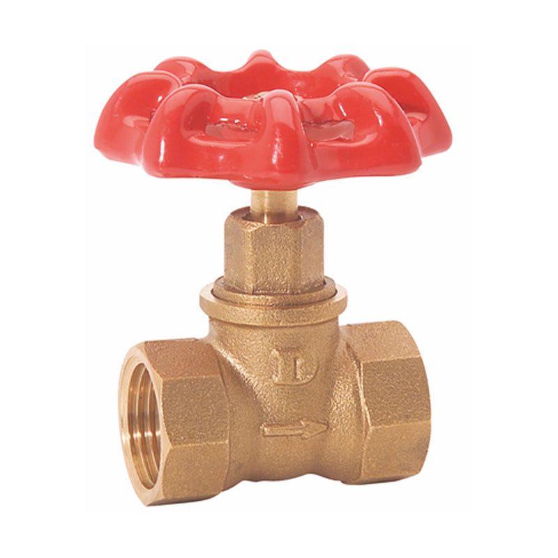 Válvula  de compuerta compacta 1/2" de bronce roscada NPT 200 PSI