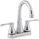 Llave mezcladora ecológica de 4" para lavamanos tipo bar con cubierta y manerales