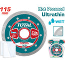 Discos de diamante Ultradelgados 4 1/2" 0.8mm espesor. Corte húmedo y seco