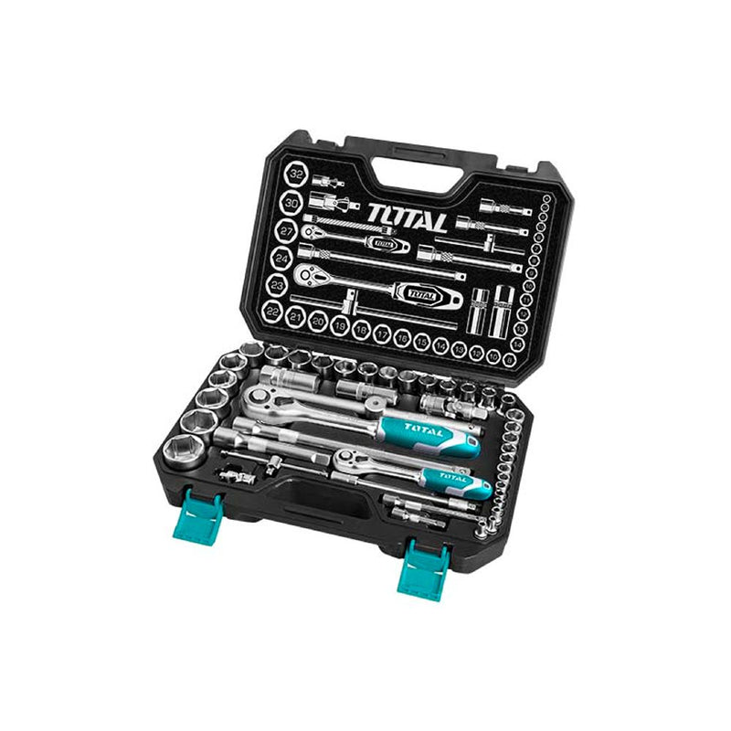 Juego de dados y ratchet de 44 piezas.