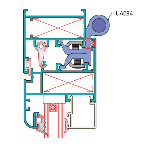 Bisagra para Ventana.Platina de ajuste y tornillos de acero inoxidable.Soporta 100KG y Ancho de 100c