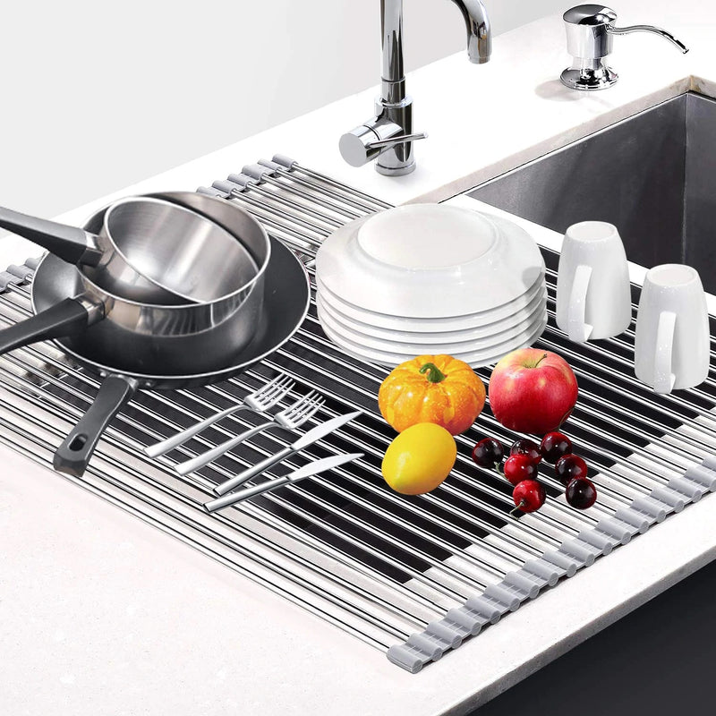 Escurridor plegable enrrollable 47*28*1cm inoxidable