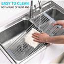 Escurridor plegable enrrollable 47*28*1cm inoxidable