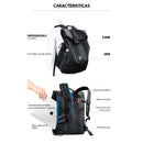Bolso para casco de motocicleta 45L Negro Rhinowalk