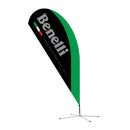 Bandera Publicitaria de Benelli Negra Doble lado