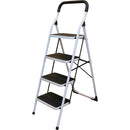 Escalera tubular plegable taburete acero 4 escalones Surtek.