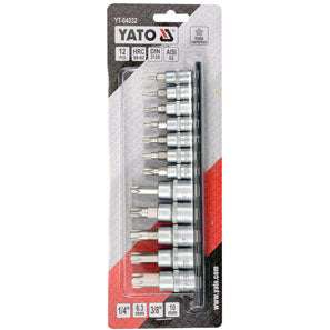 Juego De Dados De Punta Torx De Seguridad (12 Piezas)