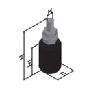 Guia de Porton NR3140. Diametro 30mm.