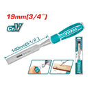 Cincel para Madera Crv. Ancho: 19 mm. Longitud 140 mm.