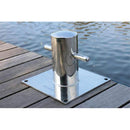 Lámina satinada acero inoxidable 4x10 2.5 mm NO4+PVC 316L SS.