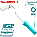 Rodillo chico para pintar. Medida 100mm/4". (Paredes internas)