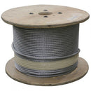 Rollo de cable 7x19. Diametro 3/8" 10 mm. acero inoxidable 100 metros de largo. AISI 316 Marino.