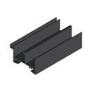 Marco Superior Ventana VC mosquitero. Espesor 1.27 mm Largo 5.85 mts. Acabado Anod Negro VC124