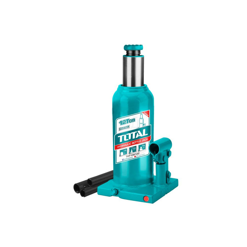 Gato hidráulico de botella 12Ton. Con válvula de seguridad.