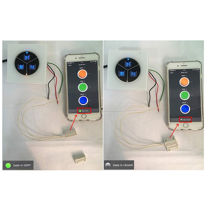 Abridor puerta garaje inalambrico interruptor WiFi universal controlado App Smartphone