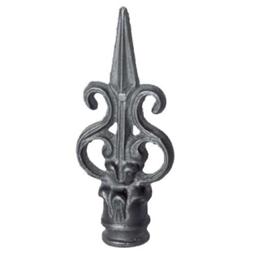 Lanza base redonda 30mm. Altura 140mm. Agujero Cuadrado 14mm.