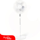 Abanico de Pedestal de 16" 45W 120V 3 velocidades. Velocidad del viento: 4.7