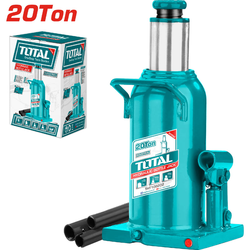 Gato hidráulico de botella 20Ton. Con válvula de seguridad.