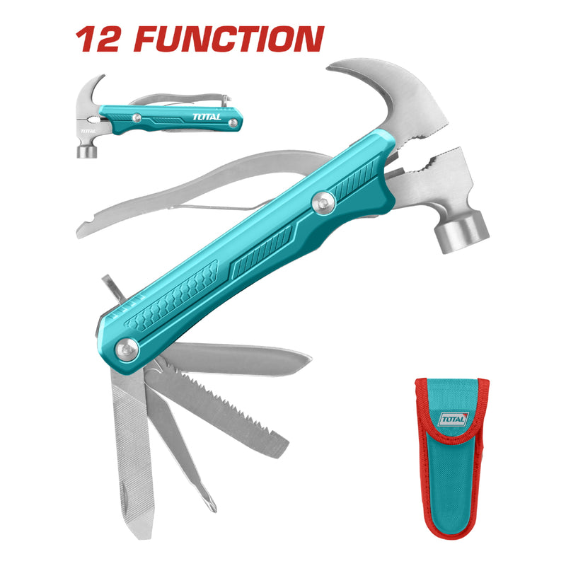 Martillo multifuncional con Mango de Aluminio Fuerte de Alta Calidad. 12 Funciones.