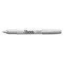 Marcador Sharpie Metallic Permanente, punta fina, Silver (1 und)