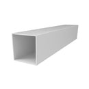 TC-3 Tubo Cuadrado  2" x 2"  Espesor 1.6 mm. Largo 5.85 mts. Acabado Lacado Blanco.