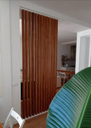 Pergola Decorativa Tubo WPC 2" x 2" Dark Wood Cuadrado 50x50x2900mm