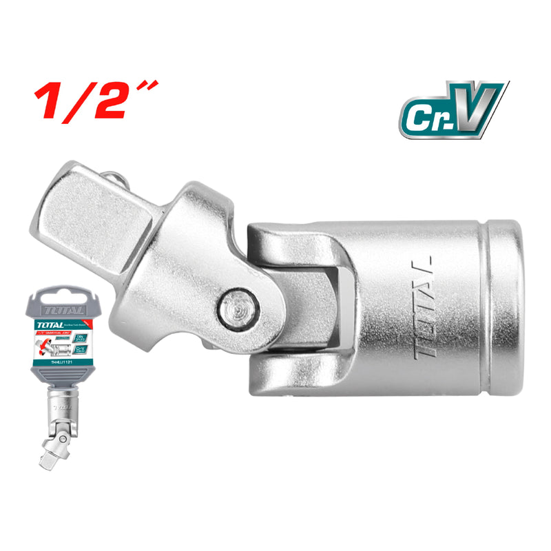 Junta universal de 1/2 ", Material: 50BV30, tratamiento térmico, cromado
